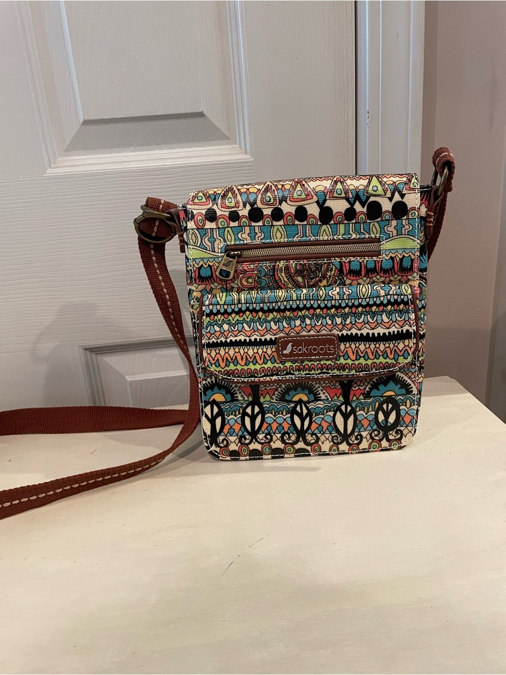Sakroots Multicolor Patterned Crossbody Bag - Multicolor
